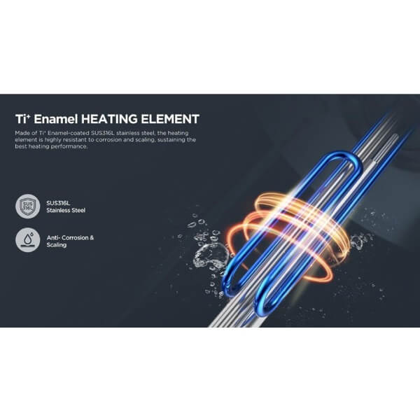 Electric Water Heater Beko BWH 8020 W, 2000W, 80L, White