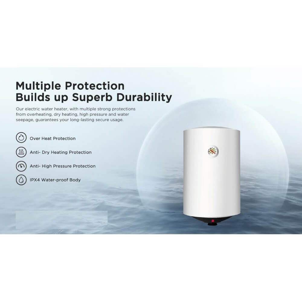 წყლის ელექტრო გამაცხელებელი Beko BWH 5015 W, 1500W, 50L, Electric Water Heater, White