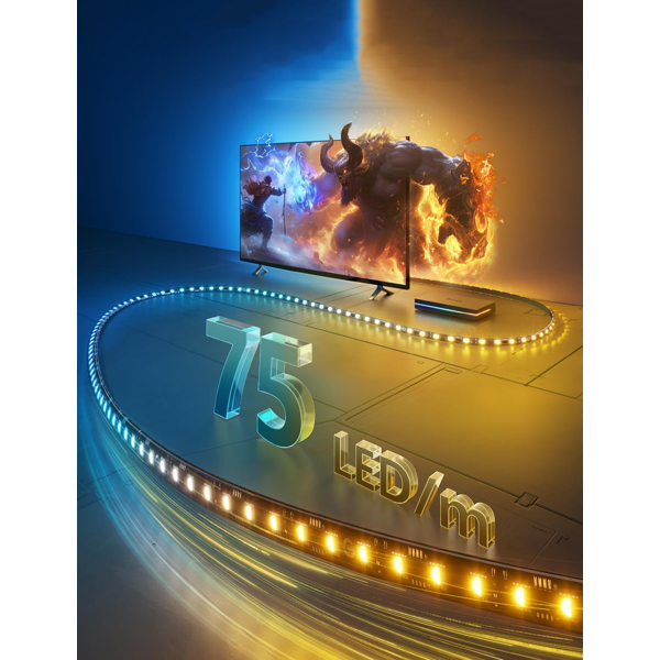 Adaptive Backlight Kit Govee H8604C12 AI Sync Box Kit 2, 55/65", WIFI, Bluetooth, Black