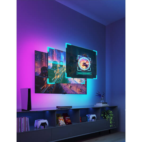 Adaptive Backlight Kit Govee H8604C12 AI Sync Box Kit 2, 55/65", WIFI, Bluetooth, Black