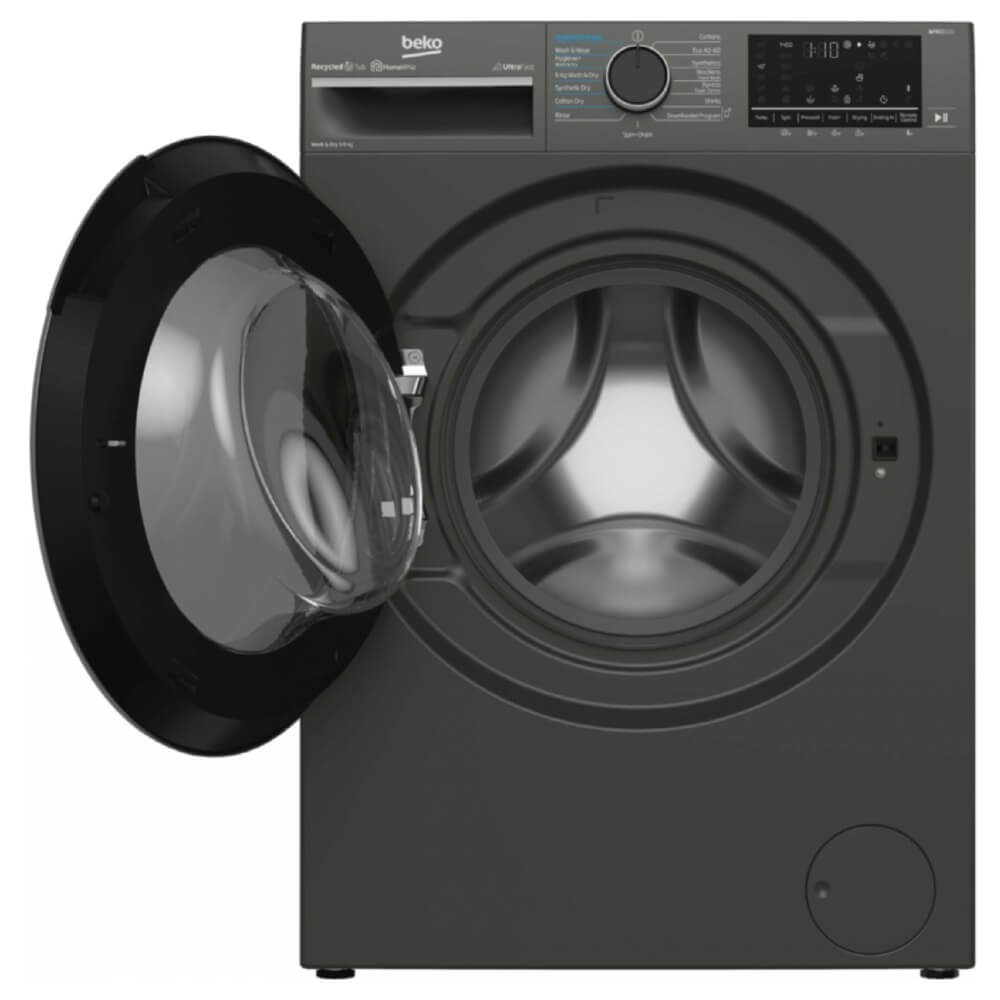 Washing+Dryer Machine Beko B5DF T 59442 M bPRO500, 9Kg, 1400Rpm, D, 76dB, Black