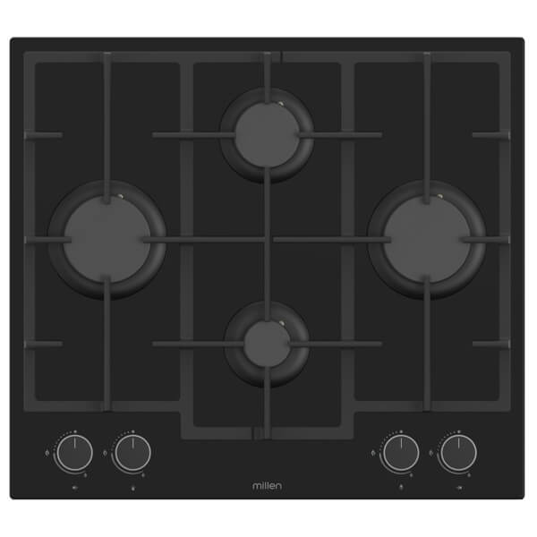 Built-in Gas Cooktop Millen MH4GBR, Black