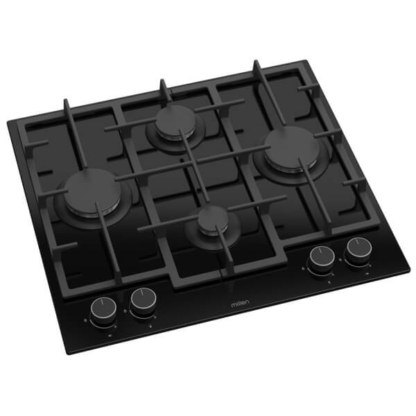 Built-in Gas Cooktop Millen MH4GBR, Black
