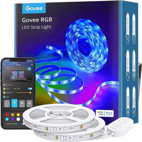 ჭკვიანი LED განათება Govee H61103A3 RGB, WiFi, Bluetooth, 10m, Smart LED Strip Lights, White