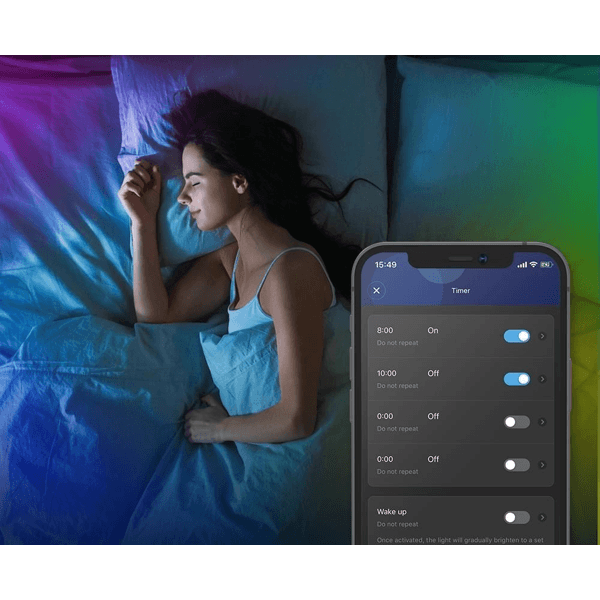 ჭკვიანი LED განათება Govee H61103A3 RGB, WiFi, Bluetooth, 10m, Smart LED Strip Lights, White