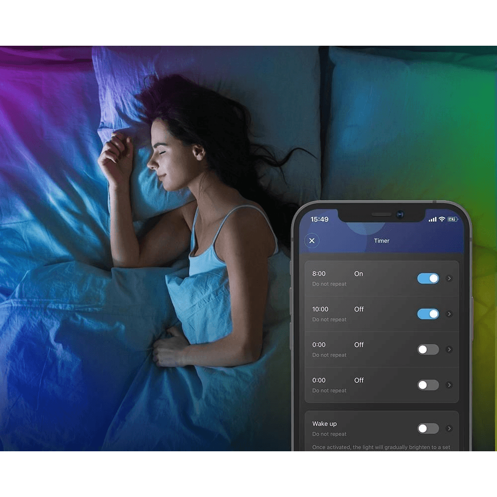 ჭკვიანი LED განათება Govee H61103A3 RGB, WiFi, Bluetooth, 10m, Smart LED Strip Lights, White