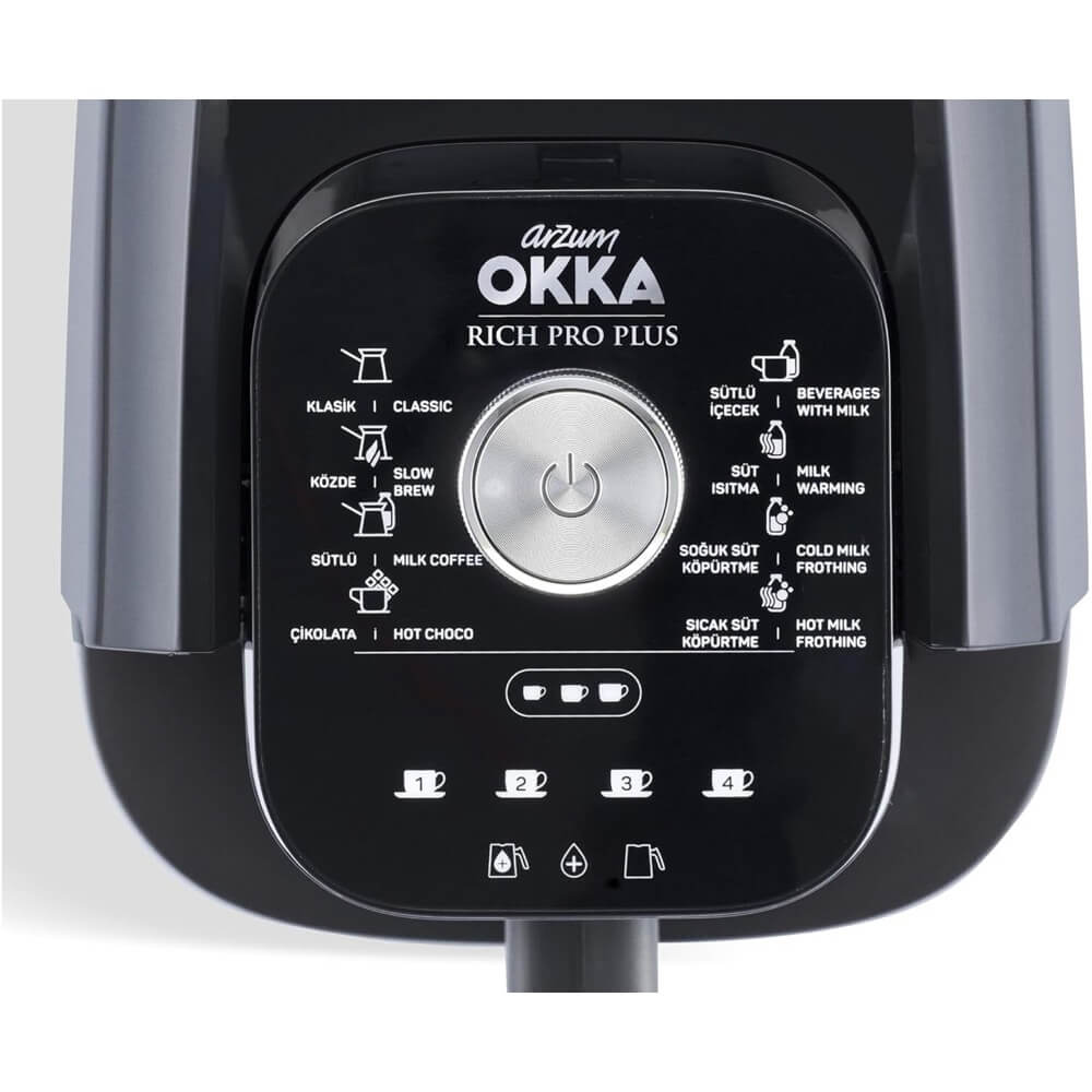 ყავის აპარატი Arzum OK0038-05, 700W, 1.3L, Coffee Machine, Black/Silver