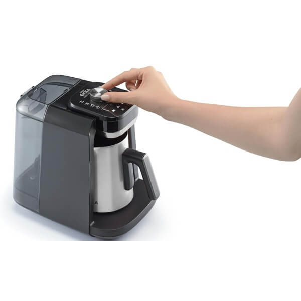 ყავის აპარატი Arzum OK0038-05, 700W, 1.3L, Coffee Machine, Black/Silver