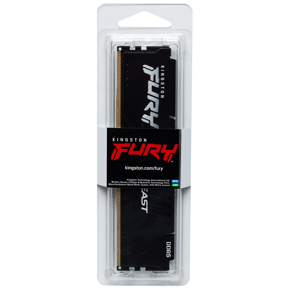 ოპერატიული მეხსიერება Kingston KF560C36BBE2-16 FURY Beast EXPO, RAM 16GB, DDR5, 6000MHz