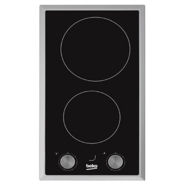 Electric Built-in Cooktop Beko HDMC 32200 X, Black