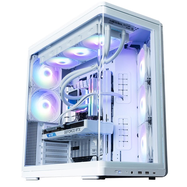 ქეისი Zalman P60White, Computer Case, MidT, ATX, Mini-ITX, mATX, 2xUSB3.0, White