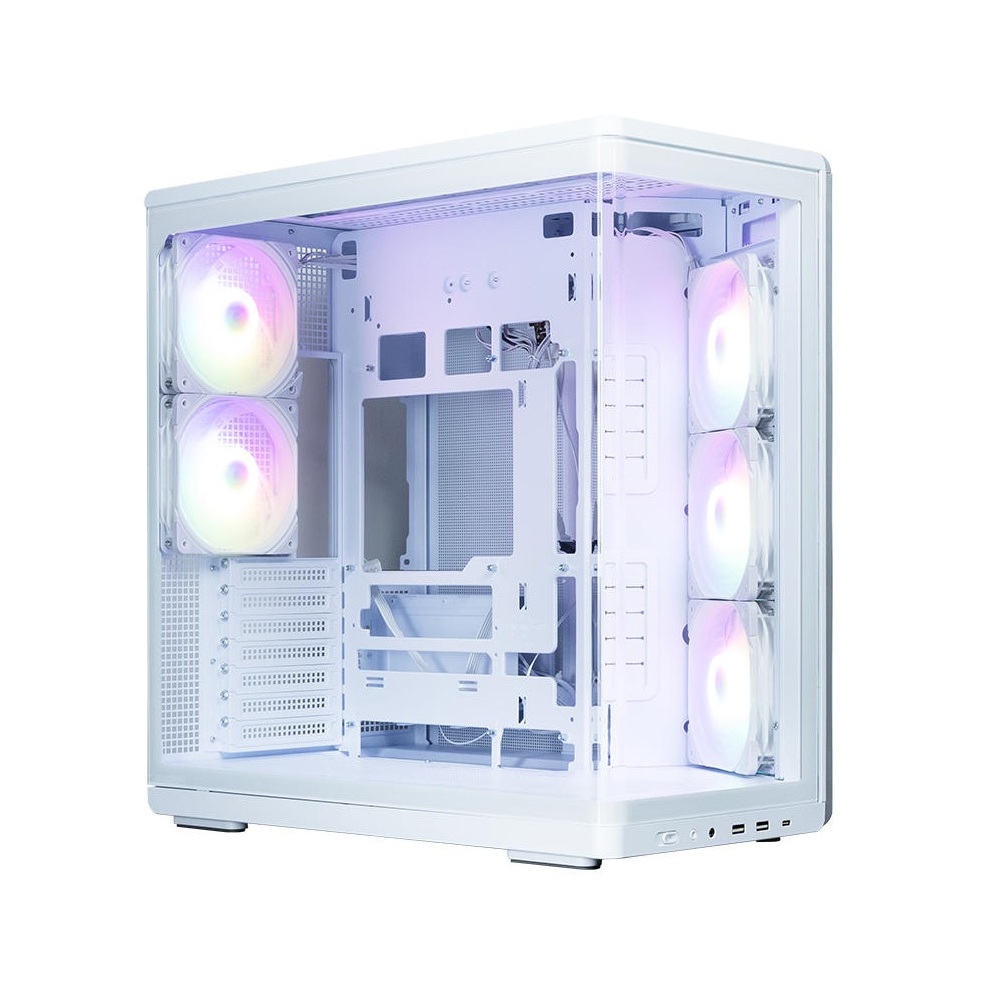Computer Case Zalman P60White, MidT, ATX, Mini-ITX, mATX, 2xUSB3.0, White