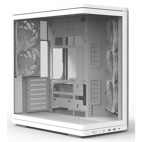 ქეისი Zalman P60White, Computer Case, MidT, ATX, Mini-ITX, mATX, 2xUSB3.0, White