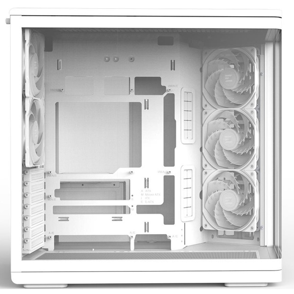 ქეისი Zalman P60White, Computer Case, MidT, ATX, Mini-ITX, mATX, 2xUSB3.0, White