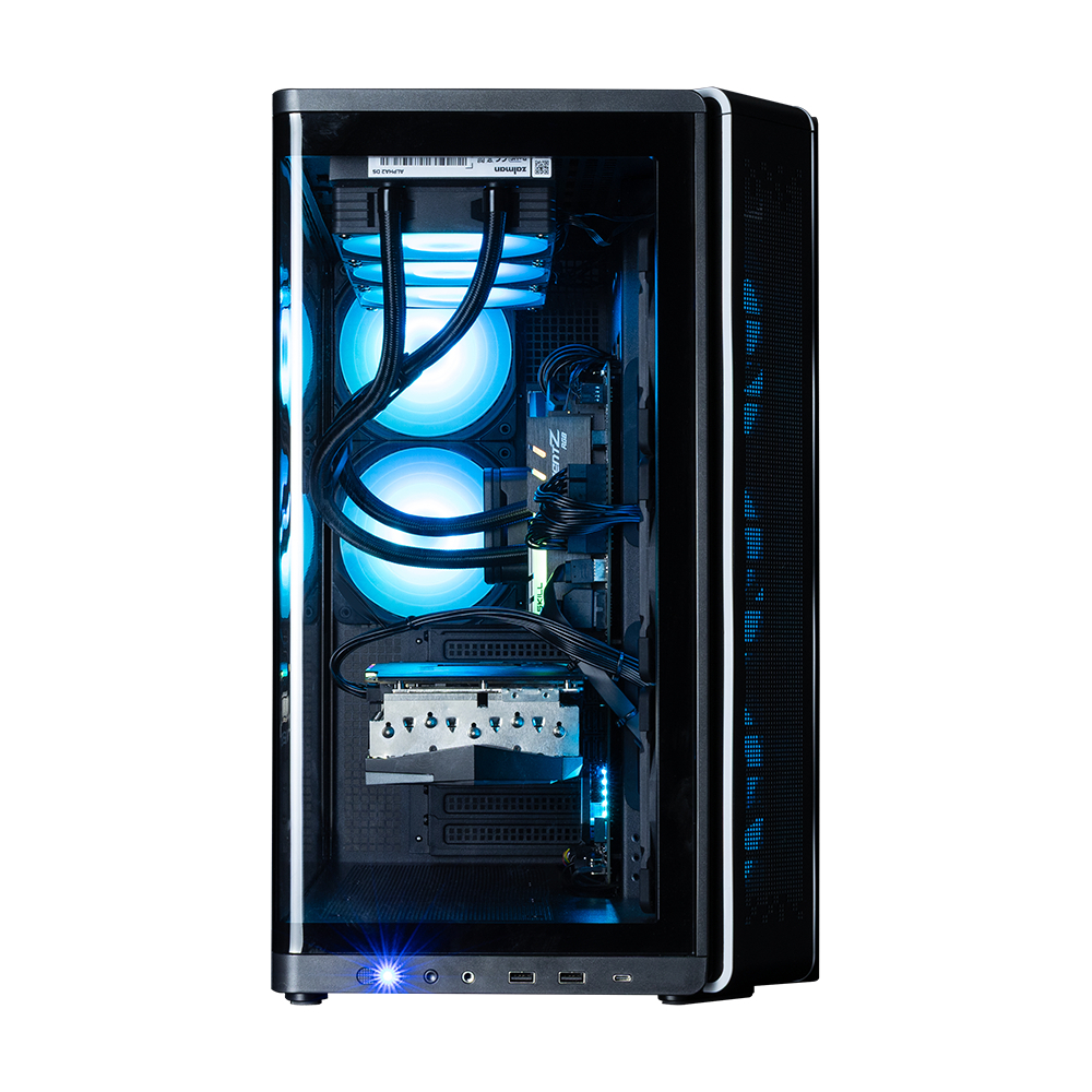 ქეისი Zalman P60Black, Computer Case, MidT, ATX, Mini-ITX, mATX, 2xUSB3.0, Black