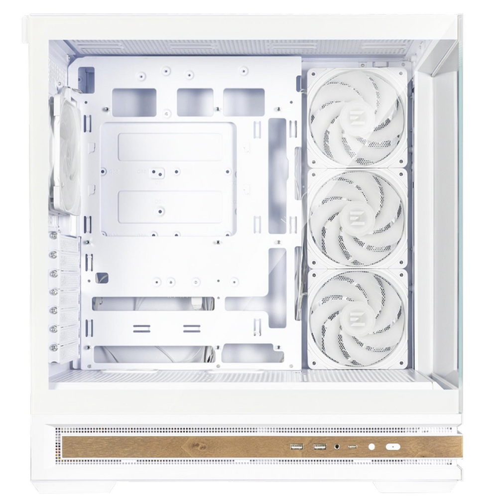 ქეისი Zalman P40 NAMU, Computer Case, MidT, ATX, mini-ITX, mATX, 2xUSB3.0, White