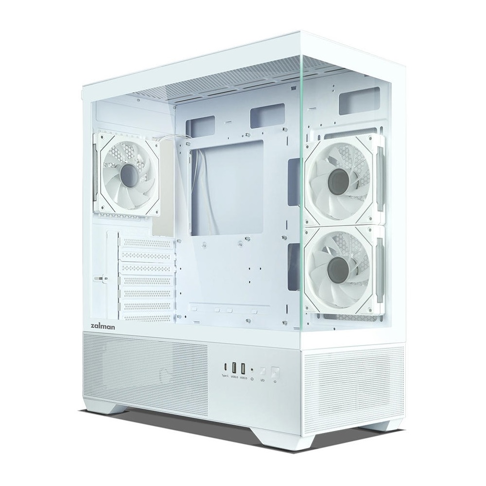 ქეისი Zalman Chronix V2, Computer Case, MidT, ATX, mini-ITX, mATX, USB3.0, USB2.0, White
