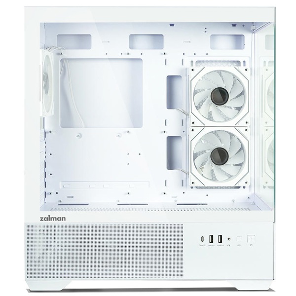 ქეისი Zalman Chronix V2, Computer Case, MidT, ATX, mini-ITX, mATX, USB3.0, USB2.0, White
