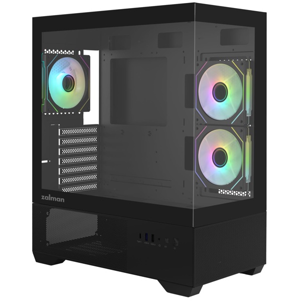 Computer Case Zalman P40 NAMU, MidT, ATX, mini-ITX, mATX, 2xUSB3.0, Black