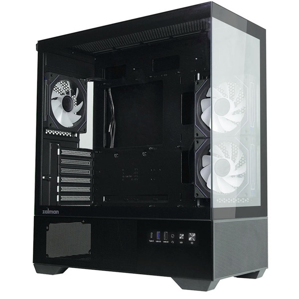 ქეისი Zalman P40 NAMU, Computer Case, MidT, ATX, mini-ITX, mATX, 2xUSB3.0, Black
