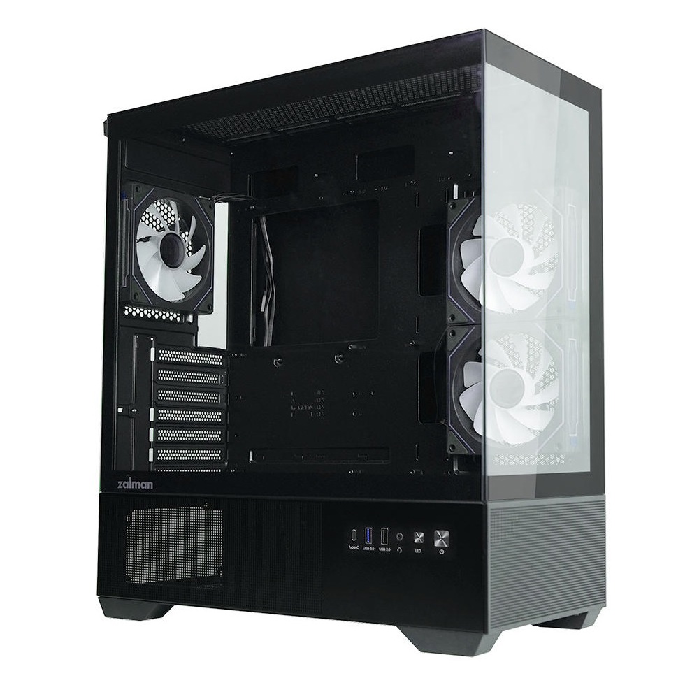 Computer Case Zalman P40 NAMU, MidT, ATX, mini-ITX, mATX, 2xUSB3.0, Black