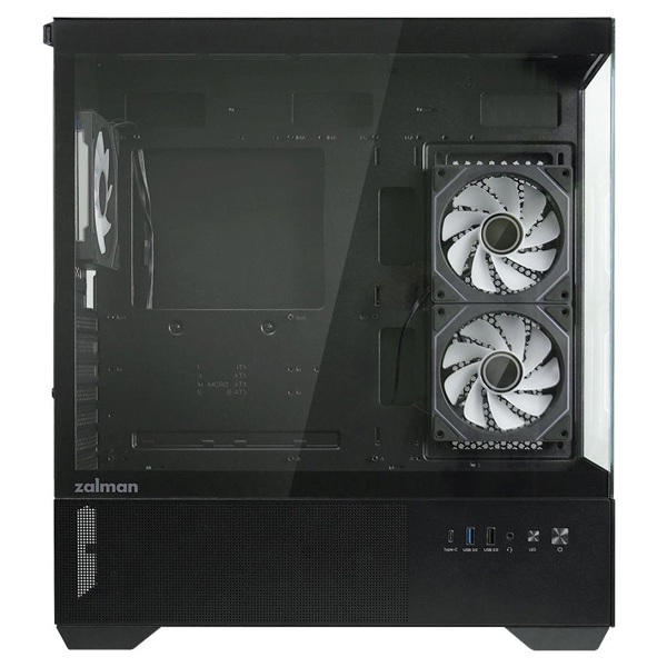 ქეისი Zalman P40 NAMU, Computer Case, MidT, ATX, mini-ITX, mATX, 2xUSB3.0, Black