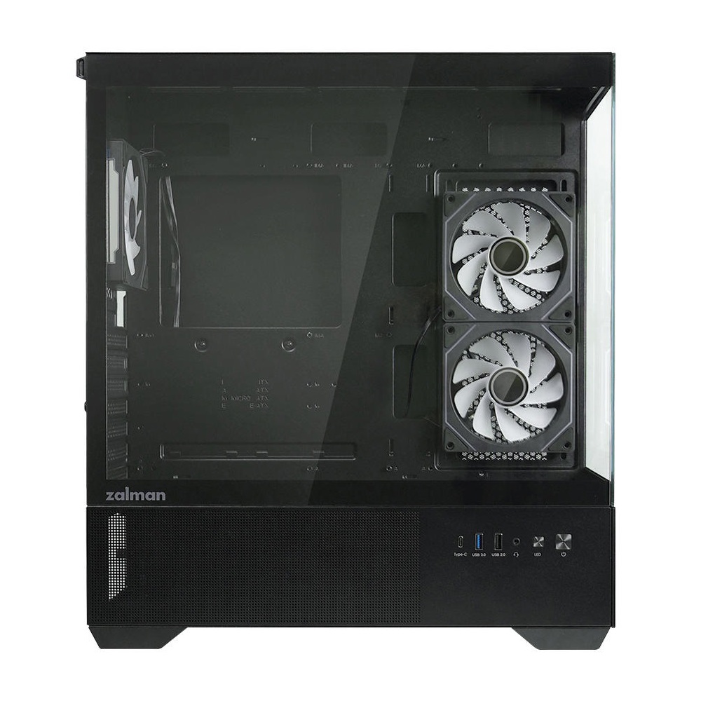 Computer Case Zalman P40 NAMU, MidT, ATX, mini-ITX, mATX, 2xUSB3.0, Black