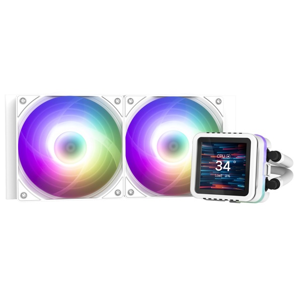 თხევადი გაგრილება Zalman ALPHA2DSA24WHITE ARGB, 120mm, 2000RPM, Liquid Cooling, White