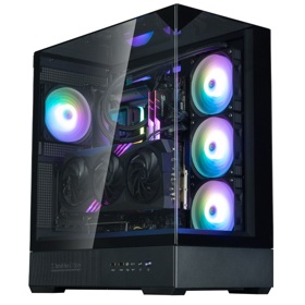 ქეისი Zalman P40PRISMBLACK, Computer Case, MidT, ATX, micro ATX, mini ATX, 2xUSB3.0, Black