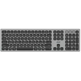 კლავიატურა 2E 2E-KS270WBGR, Wireless, USB, Bluetooth, Keyboard, Grey/Black