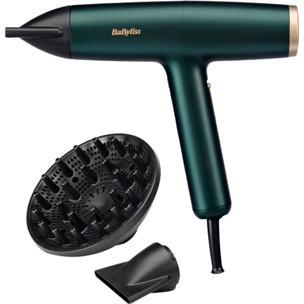 თმის საშრობი BaByliss D6555DE, 1700W, Hair Dryer, Green