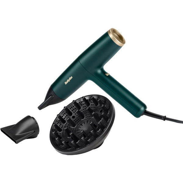 თმის საშრობი BaByliss D6555DE, 1700W, Hair Dryer, Green