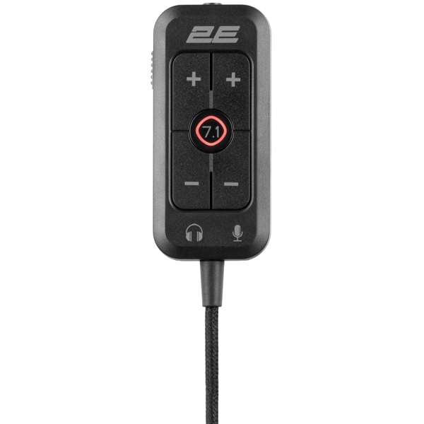 Gaming Sound Card 2E 2E-SCG-C001, 7.1, 3.5mm, USB-A, Black