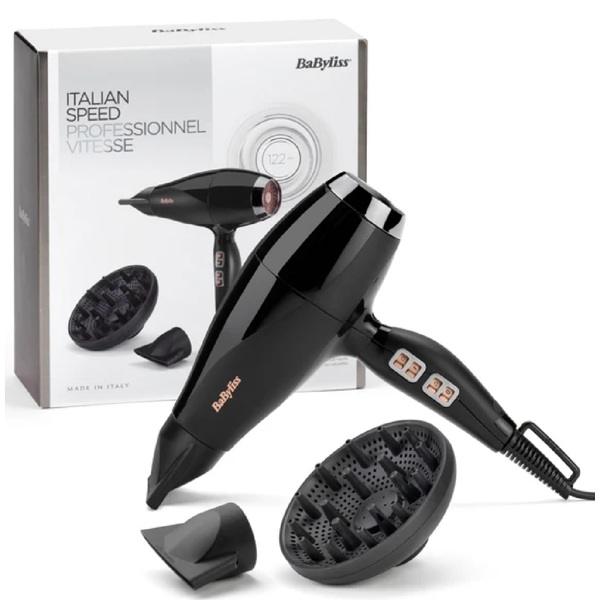თმის საშრობი BaByliss 6716DE, 2300W, Hair Dryer, Black