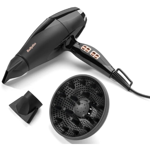 თმის საშრობი BaByliss 6716DE, 2300W, Hair Dryer, Black