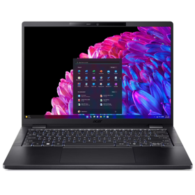 ნოუთბუქი Acer NX.B5WER.004 TravelMate TMP614-73, 14", Ultra 5-125H, 16GB, 512GB, Integrated, W11P, Black