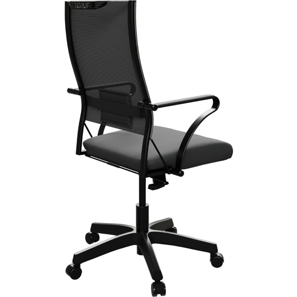 საოფისე სავარძელი Ergolife 696.61.1.222 Sit Air 24/7 B2-281K - Italy+UMF(X1), Office Chair, Black