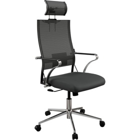 საოფისე სავარძელი Ergolife 696.5D.51.2A2 Sit Air 24/7 B2-281K - Italy+UMF(X1), Office Chair, Black