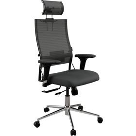 Office Chair Ergolife 698.D.51.B19 SynchroSit Air 24/7 B2-287D - Italy+UMF(X1), Black