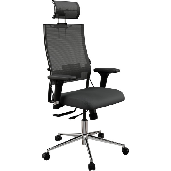 საოფისე სავარძელი Ergolife 698.D.51.B19 SynchroSit Air 24/7 B2-287D - Italy+UMF(X1), Office Chair, Black