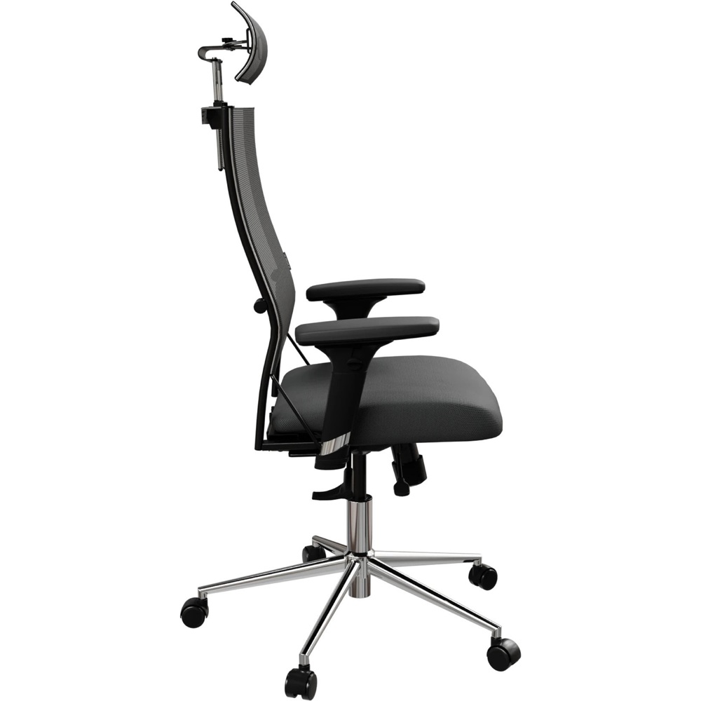 საოფისე სავარძელი Ergolife 698.D.51.B19 SynchroSit Air 24/7 B2-287D - Italy+UMF(X1), Office Chair, Black
