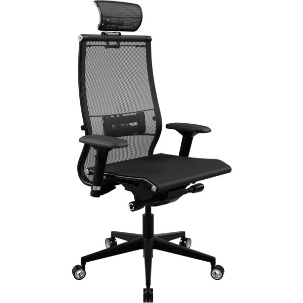 საოფისე სავარძელი Metta 30.3.15.AA Samurai L2-9D - TS Edition New, Office Chair, Black
