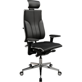 საოფისე სავარძელი Metta A5.F.5.13A Yoga Spine F, Office Chair, Black