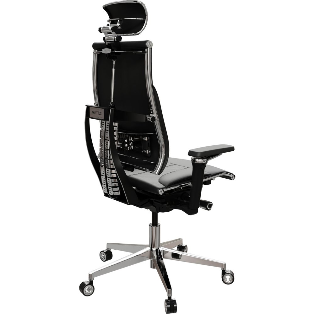 საოფისე სავარძელი Metta A5.F.5.13A Yoga Spine F, Office Chair, Black