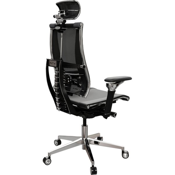 საოფისე სავარძელი Metta CC.50.15.13A Yoga Spine Y 4DT B2-15D - YM93+Infinity+carbon, Office Chair, Black