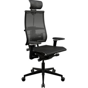 საოფისე სავარძელი Metta 624.F.15.A9 Yoga Spine Y 4DB B2-9D - YM93, Office Chair, Black