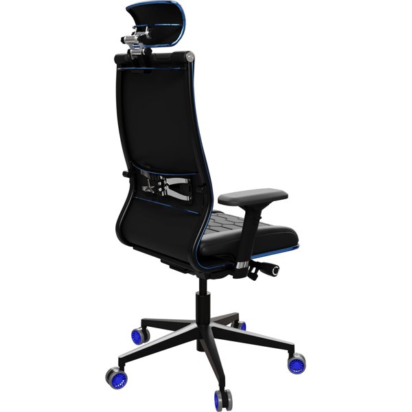 გეიმერული სავარძელი Metta 2E4.3.6.B6 Samurai Space Blue, Gaming Chair, Black