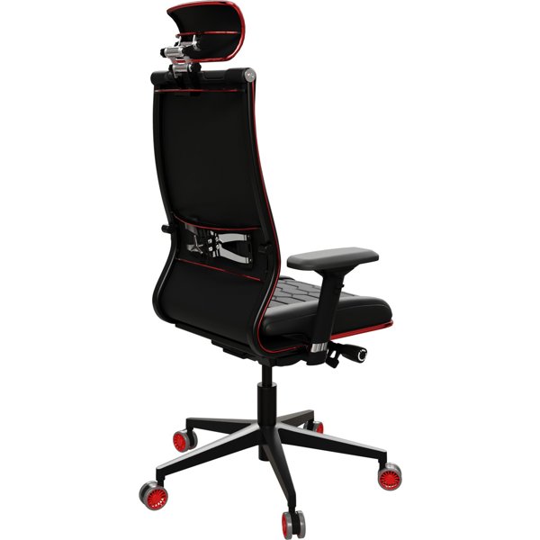 გეიმერული სავარძელი Metta 2E2.3.7.B7 Samurai Space Blue, Gaming Chair, Black/Red