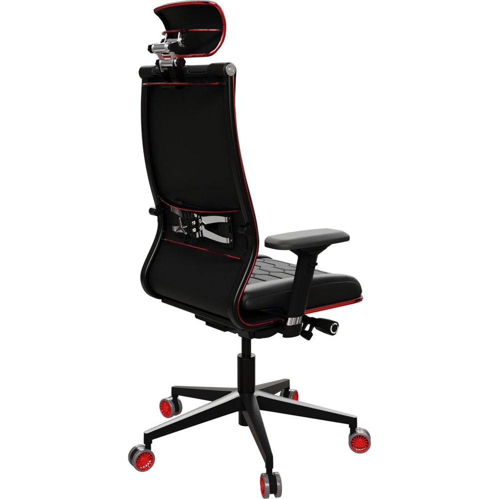 გეიმერული სავარძელი Metta 2E2.3.7.B7 Samurai Space Blue, Gaming Chair, Black/Red
