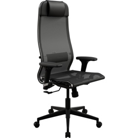 საოფისე სავარძელი Ergolife 212.D.1.3A3 ErgoLife Set 4, Office Chair, Black